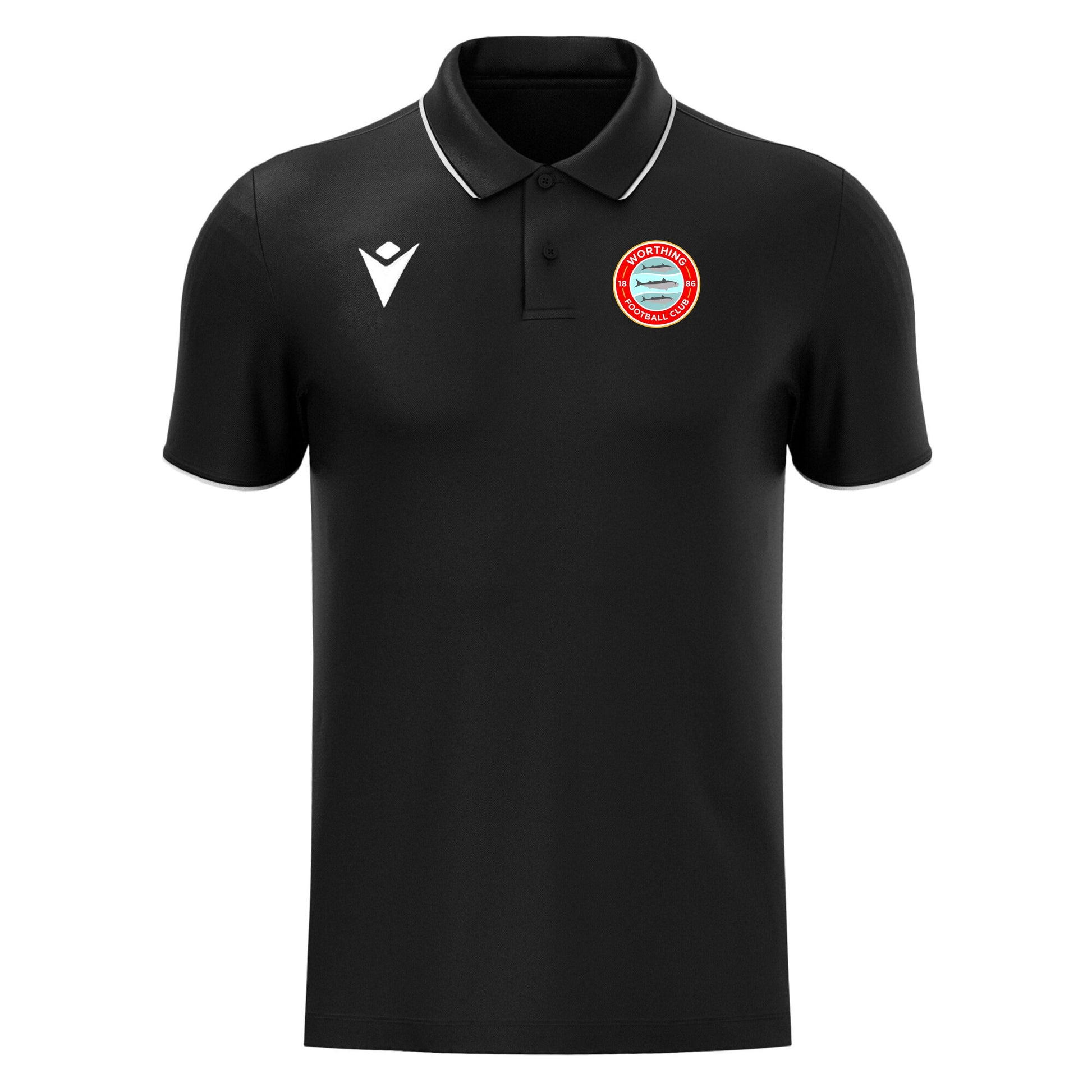 WORTHING FC SNR DRACO POLO SHIRT - AVAILABLE IN 5 COLOURS Macron Sports Hub Hastings