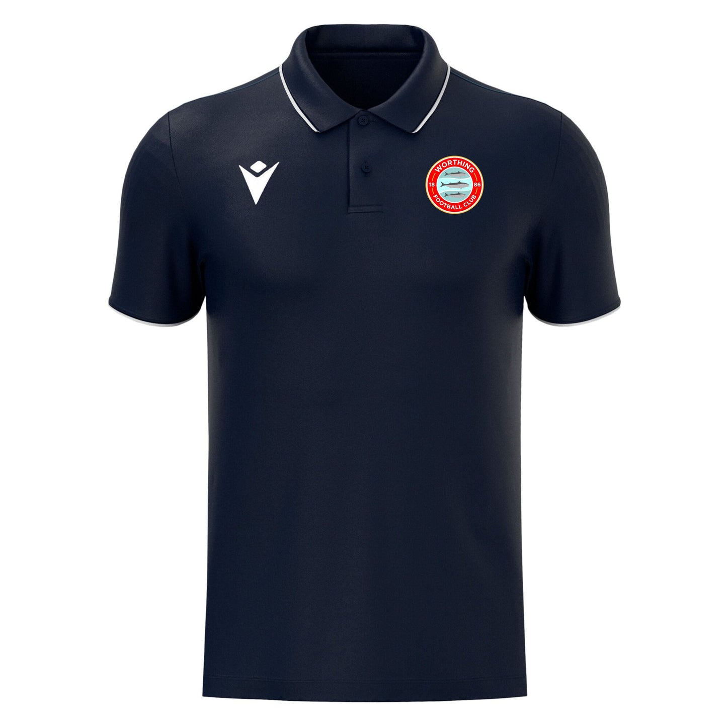 WORTHING FC SNR DRACO POLO SHIRT - AVAILABLE IN 5 COLOURS Macron Sports Hub Hastings