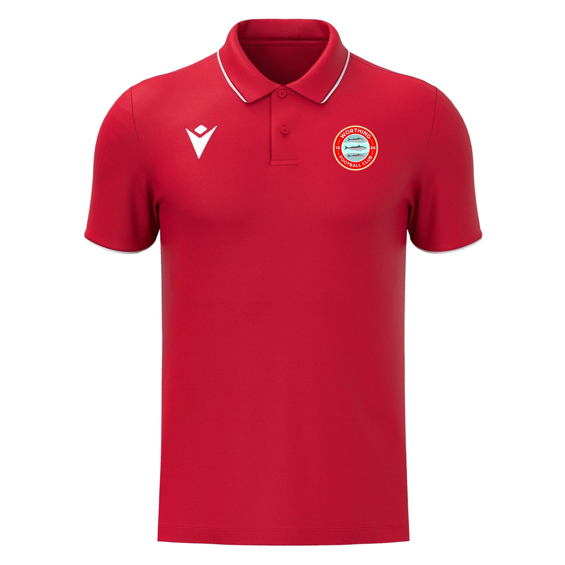 WORTHING FC SNR DRACO POLO SHIRT - AVAILABLE IN 5 COLOURS Macron Sports Hub Hastings