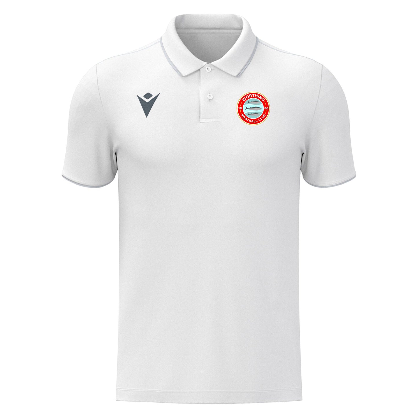 WORTHING FC SNR DRACO POLO SHIRT - AVAILABLE IN 5 COLOURS Macron Sports Hub Hastings