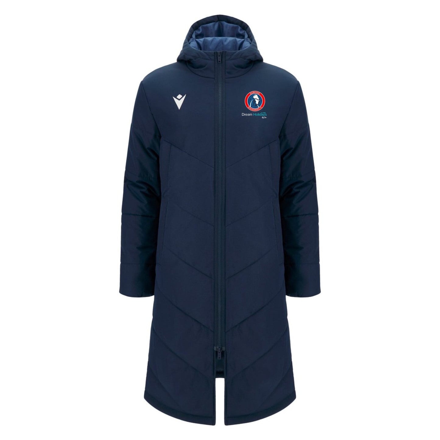 DWFC YOUTH/ACADEMY COACHES NORTHLAND THERMAL LONGLINE WINTER COAT Macron Sports Hub Hastings