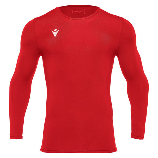 CREW CLUB HAWKS - PLAYERS RED HOLLY TECH BASE LAYER Macron Store Hastings