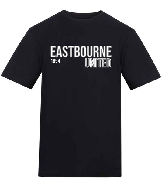 EASTBOURNE UNITED AFC SNR CLUB TEE - EASTBOURNE UNITED 1894 Macron Store Hastings