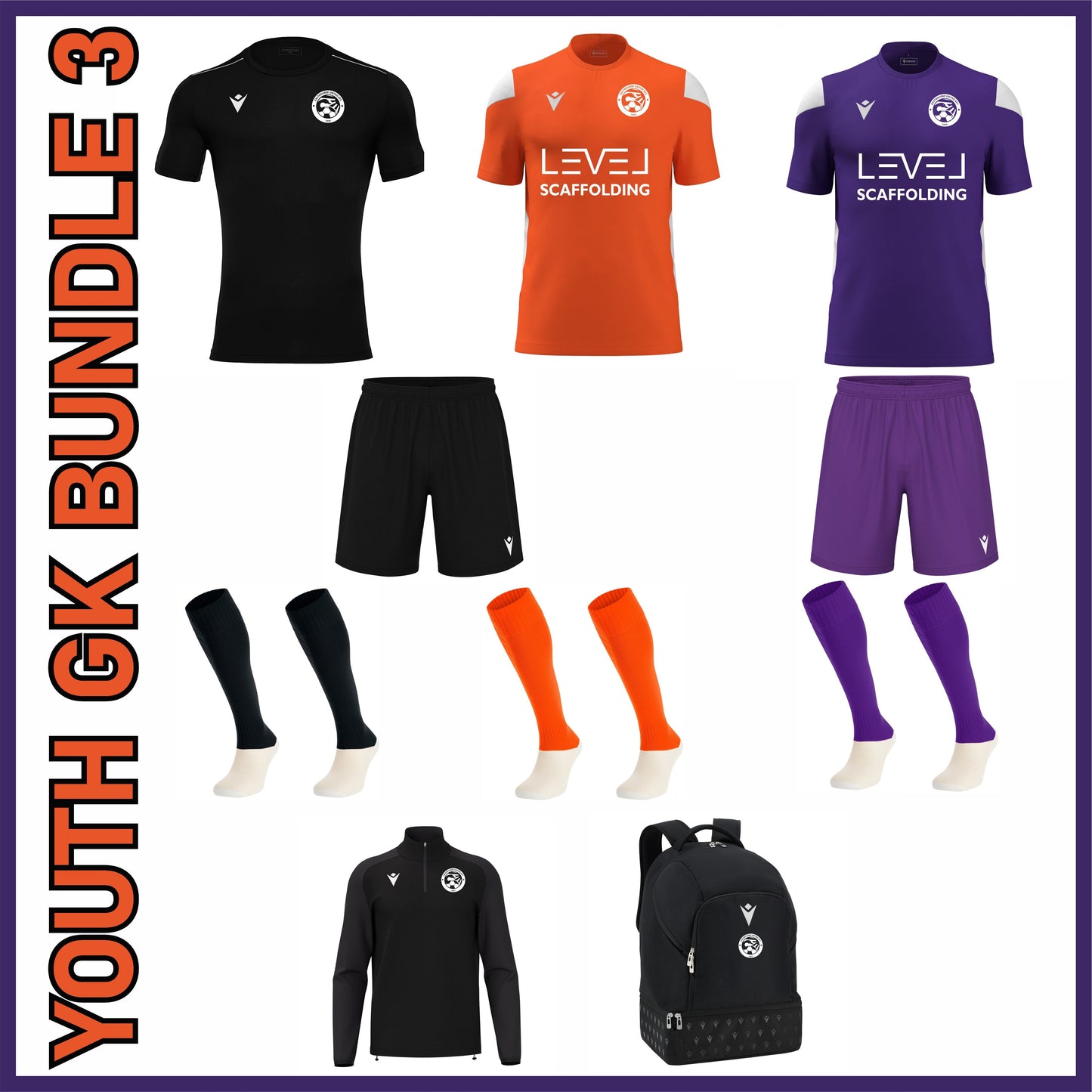 EBUAFC LADIES GK PLAYERS BUNDLE 3 Macron Sports Hub Hastings