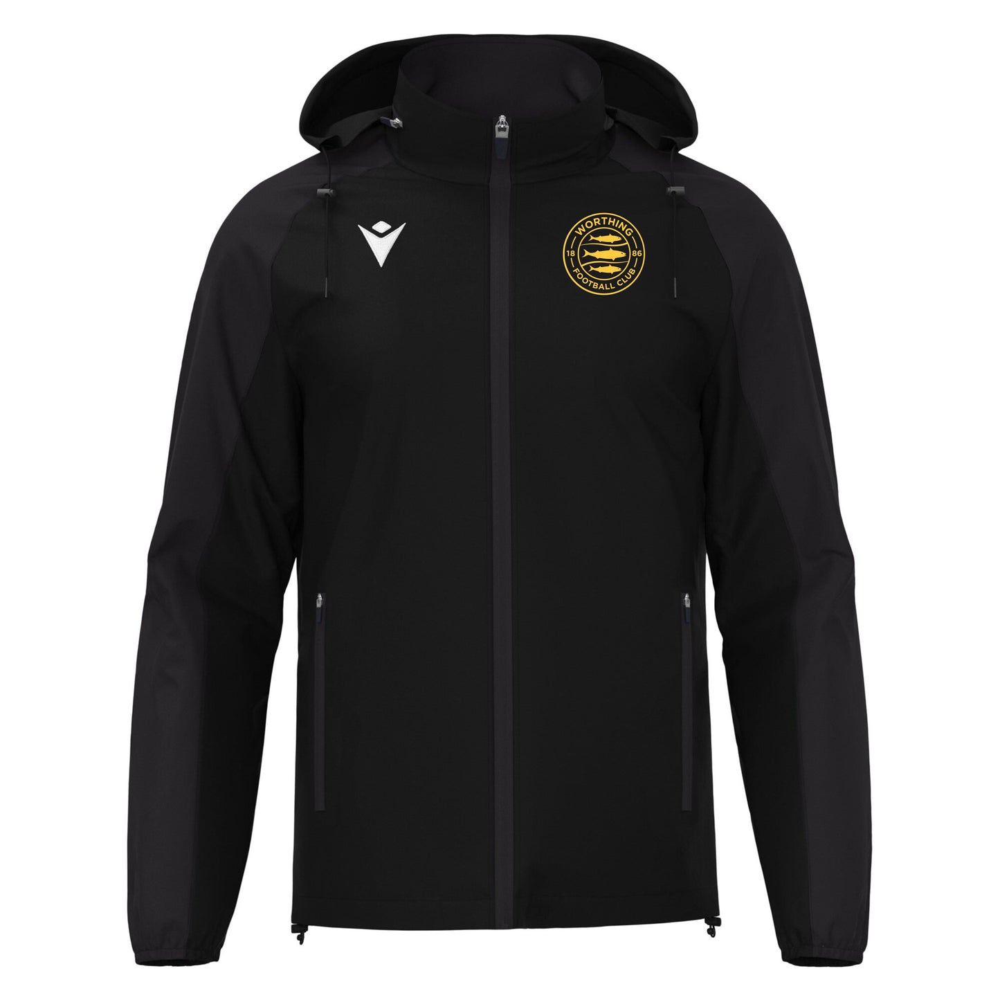 WORTHING FC SNR ELBRUS SHOWERJACKET - AVAILABLE IN 4 COLOURS Macron Sports Hub Hastings