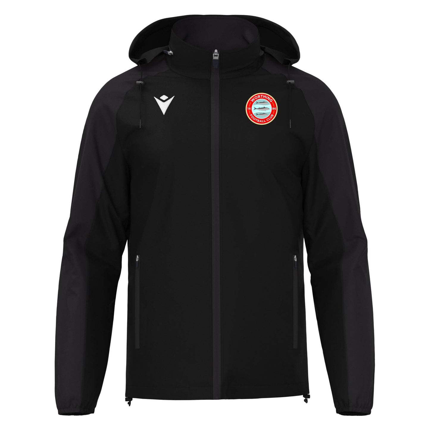 WORTHING FC SNR ELBRUS SHOWERJACKET - AVAILABLE IN 4 COLOURS Macron Sports Hub Hastings
