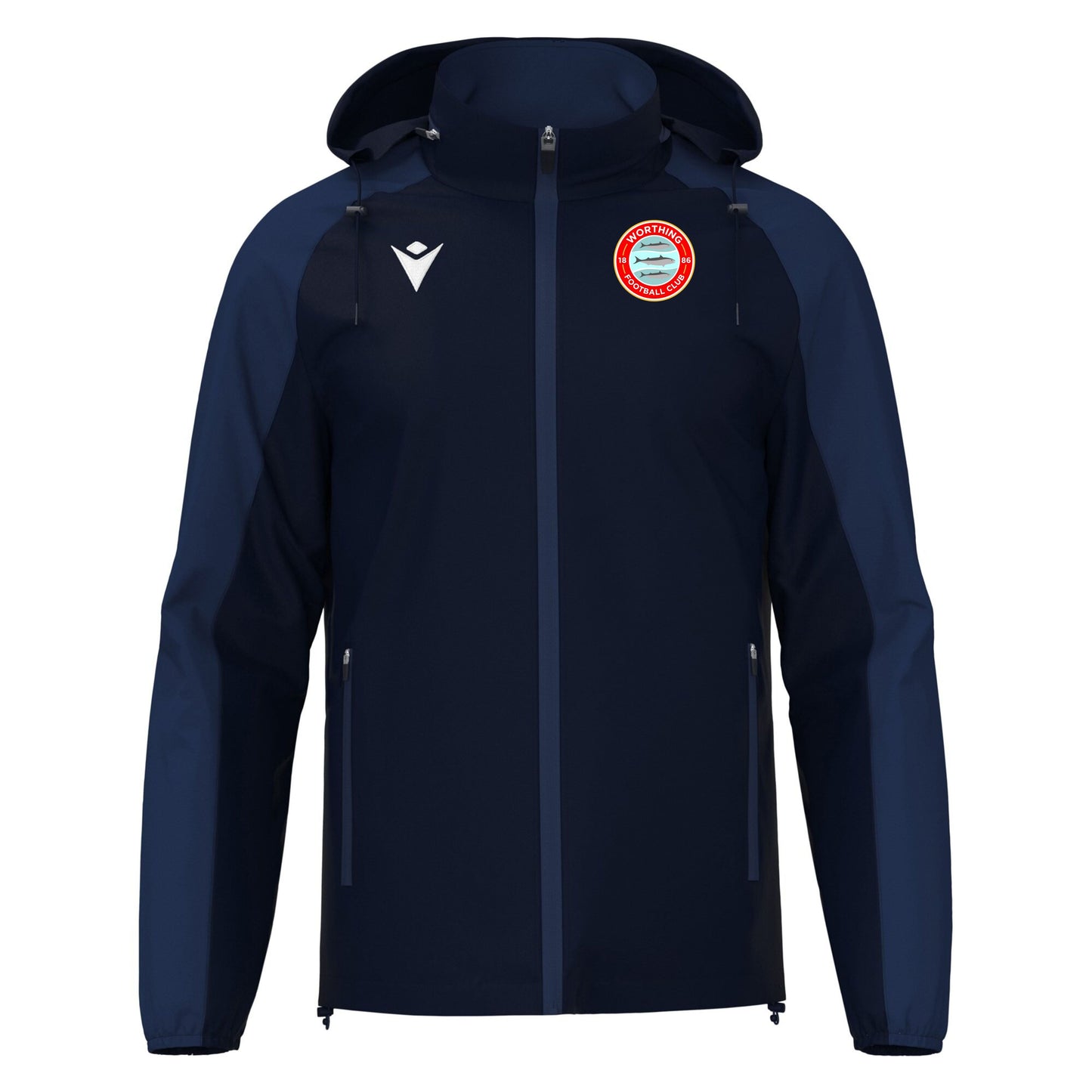 WORTHING FC SNR ELBRUS SHOWERJACKET - AVAILABLE IN 4 COLOURS Macron Sports Hub Hastings