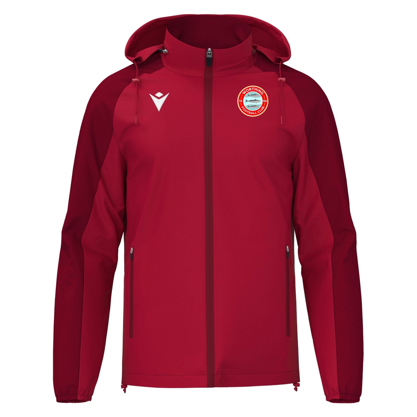 WORTHING FC SNR ELBRUS SHOWERJACKET - AVAILABLE IN 4 COLOURS Macron Sports Hub Hastings