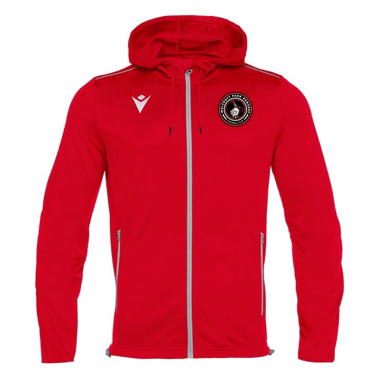 WPR - SNR FREYR HOODED TRACK TOP RED Macron Store Hastings