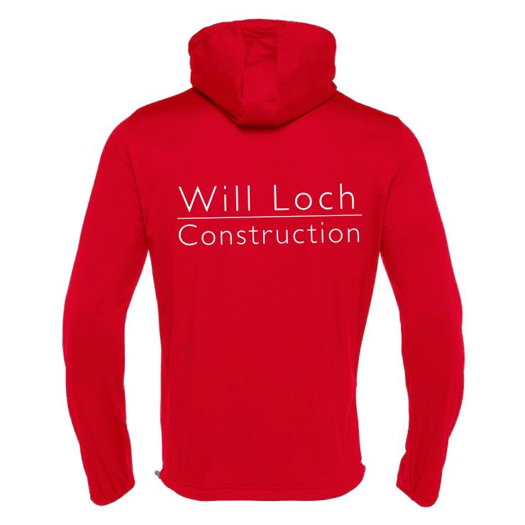 WPR - SNR FREYR HOODED TRACK TOP RED Macron Store Hastings