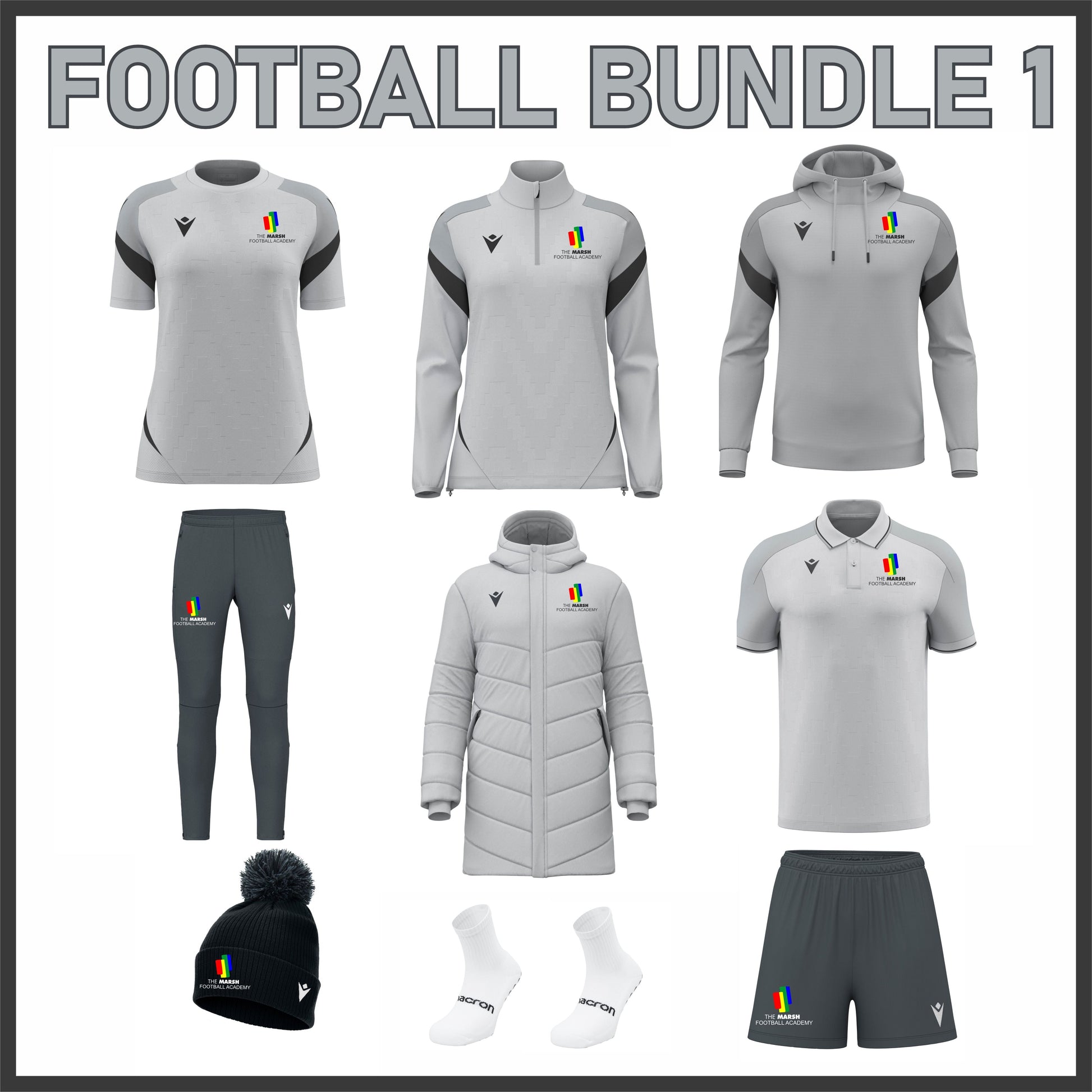 MARSH GIRLS FOOTBALL ACADEMY BUNDLE 1 Macron Sports Hub Hastings