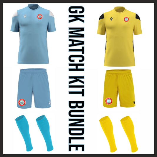 WORTHING FC GIRLS GK YOUTH MATCH DAY KIT BUNDLE (UNISEX FIT)