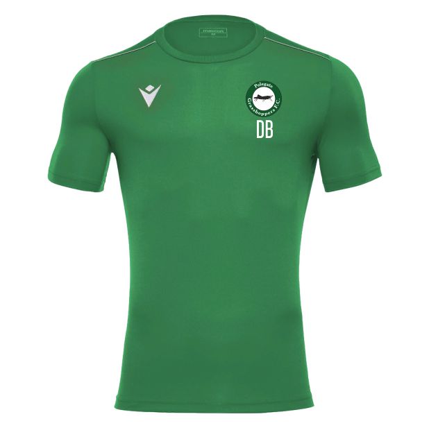 POLEGATE GRASSHOPPERS FC TRAINING GREEN RIGEL SHIRT Macron Store Hastings