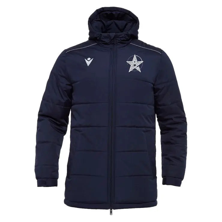 ALL STARS PLAYERS JNR GYOR WINTER PADDED JACKET NAVY Macron Store Hastings