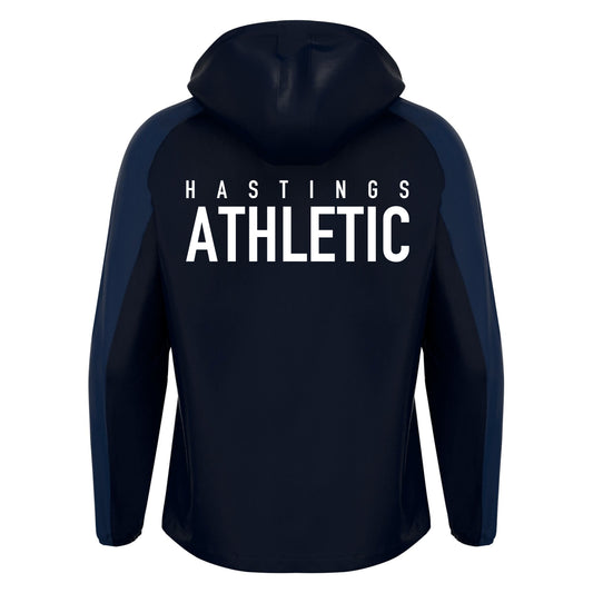 HASTINGS ATHELTIC SNR PLAYERS RIVENDELL FLEECELINED RAIN JACKET Macron Sports Hub Hastings