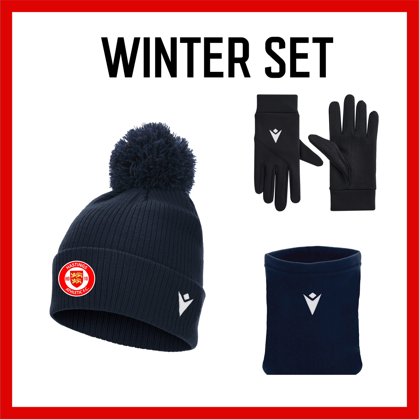 HASTINGS ATHLETIC PLAYERS WINTER SET Macron Sports Hub Hastings