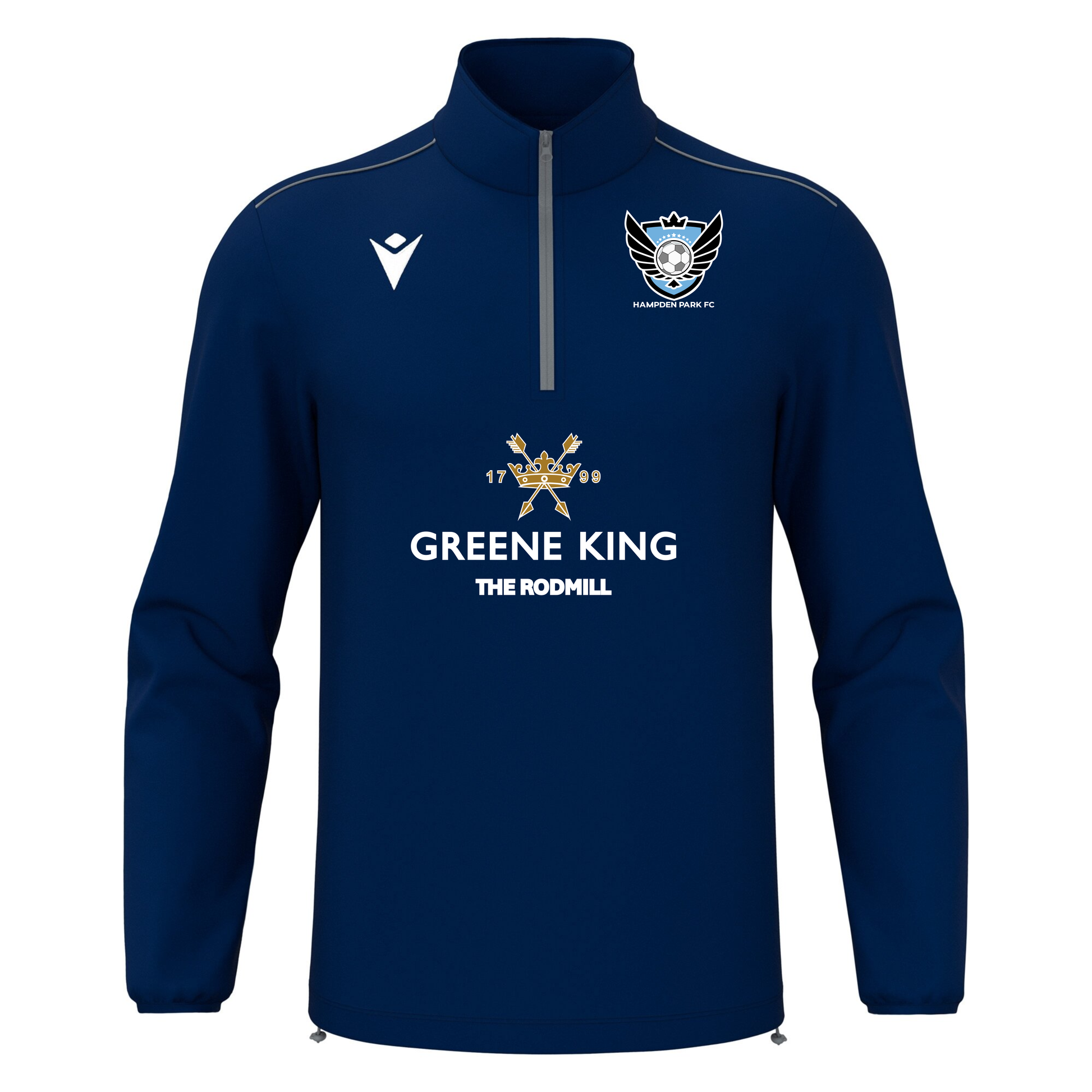 HAMPDEN PARK HAVEL 1/4 ZIP Macron Sports Hub Hastings
