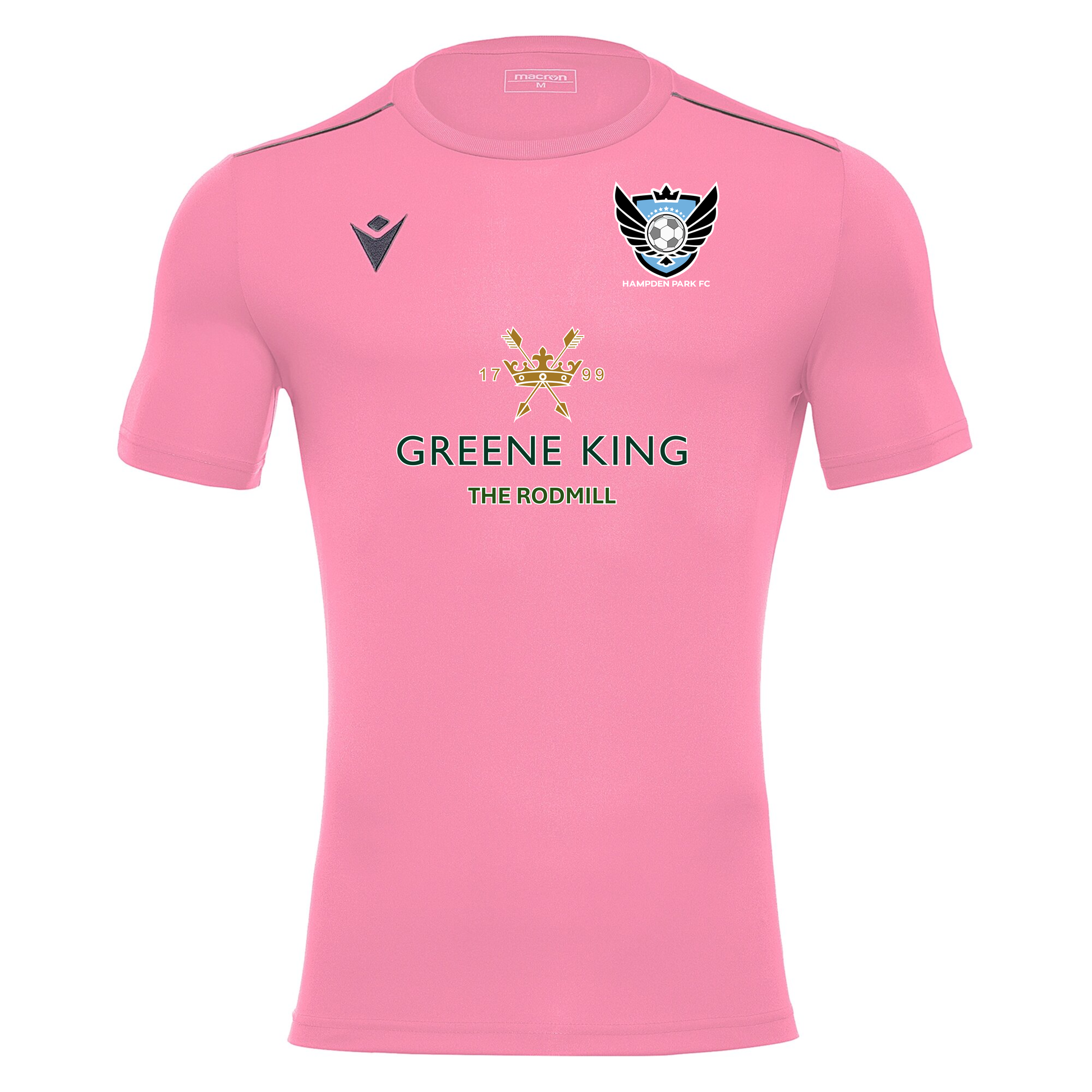 HAMPDEN PARK PINK RIGEL SHIRT Macron Sports Hub Hastings