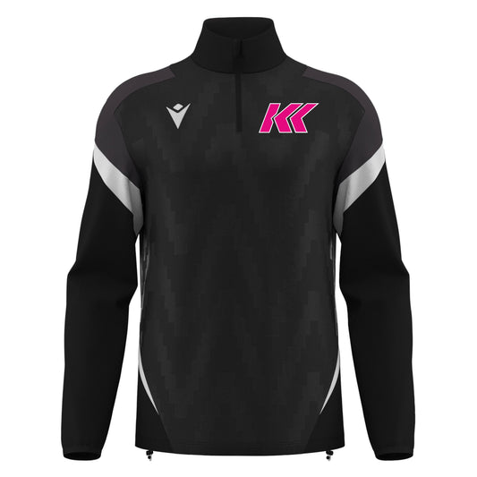DOUBLE K JNR HOLLOW TRAINING 1/4 ZIP Macron Sports Hub Hastings