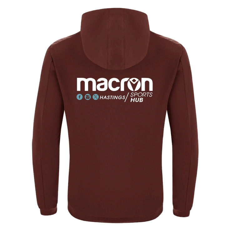 SNR HORLEY TOWN FC TIAMAT HOODED PRO TRACKSUIT TOP Macron Store Hastings