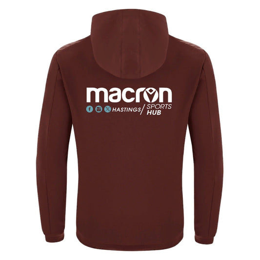 SNR HORLEY TOWN FC TIAMAT HOODED PRO TRACKSUIT TOP Macron Store Hastings