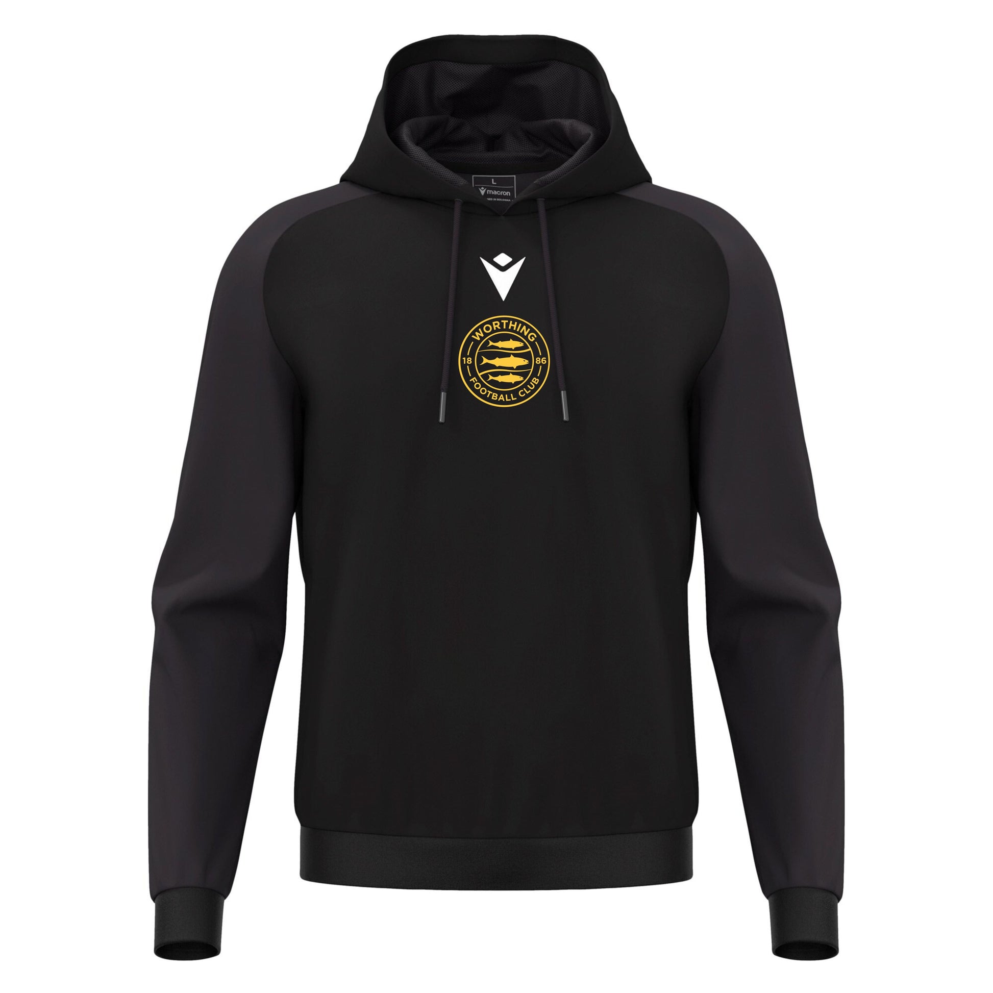 WORTHING FC JNR HORN HOODIE - AVAILABLE IN 5 COLOURS Macron Sports Hub Hastings
