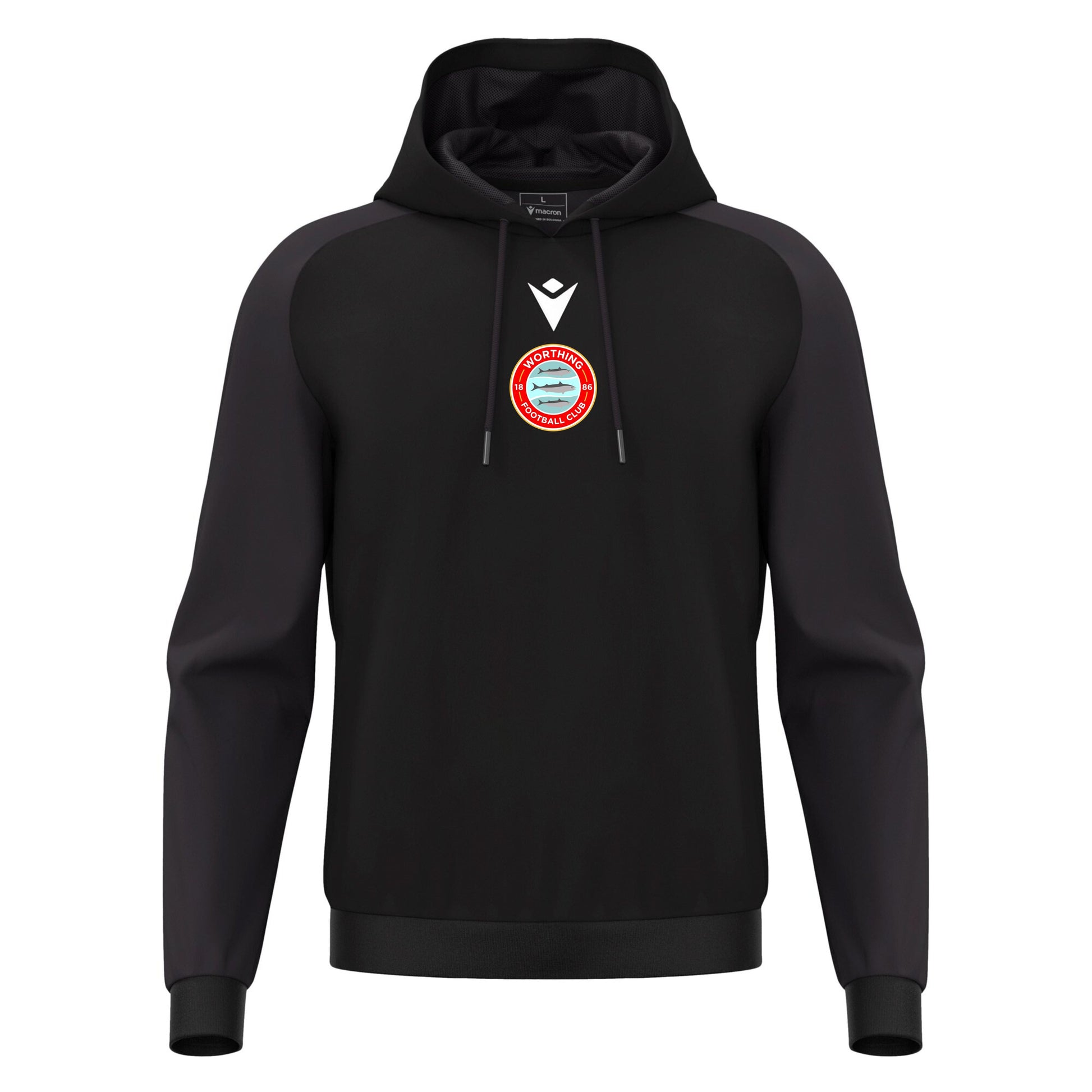 WORTHING FC JNR HORN HOODIE - AVAILABLE IN 5 COLOURS Macron Sports Hub Hastings