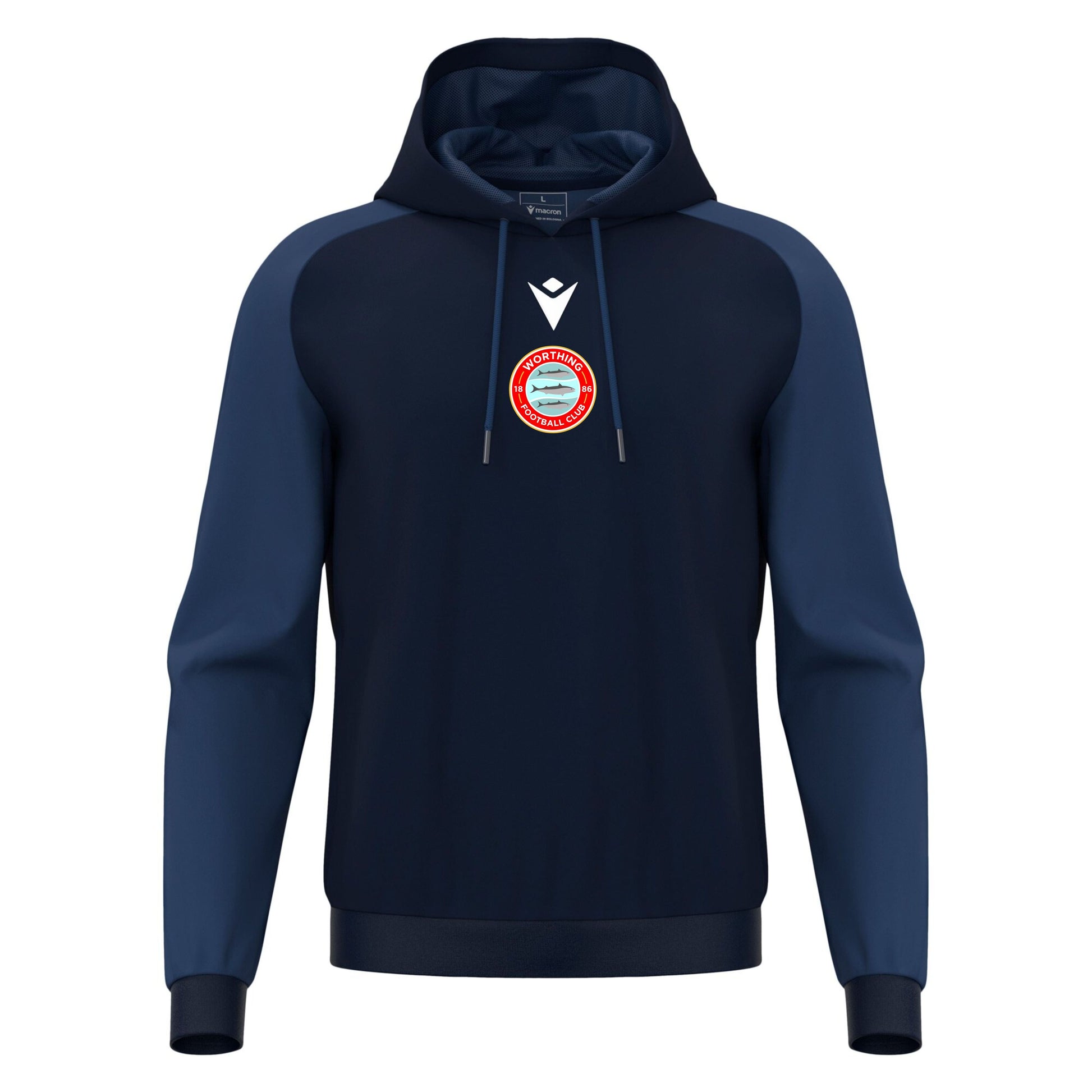 WORTHING FC JNR HORN HOODIE - AVAILABLE IN 5 COLOURS Macron Sports Hub Hastings