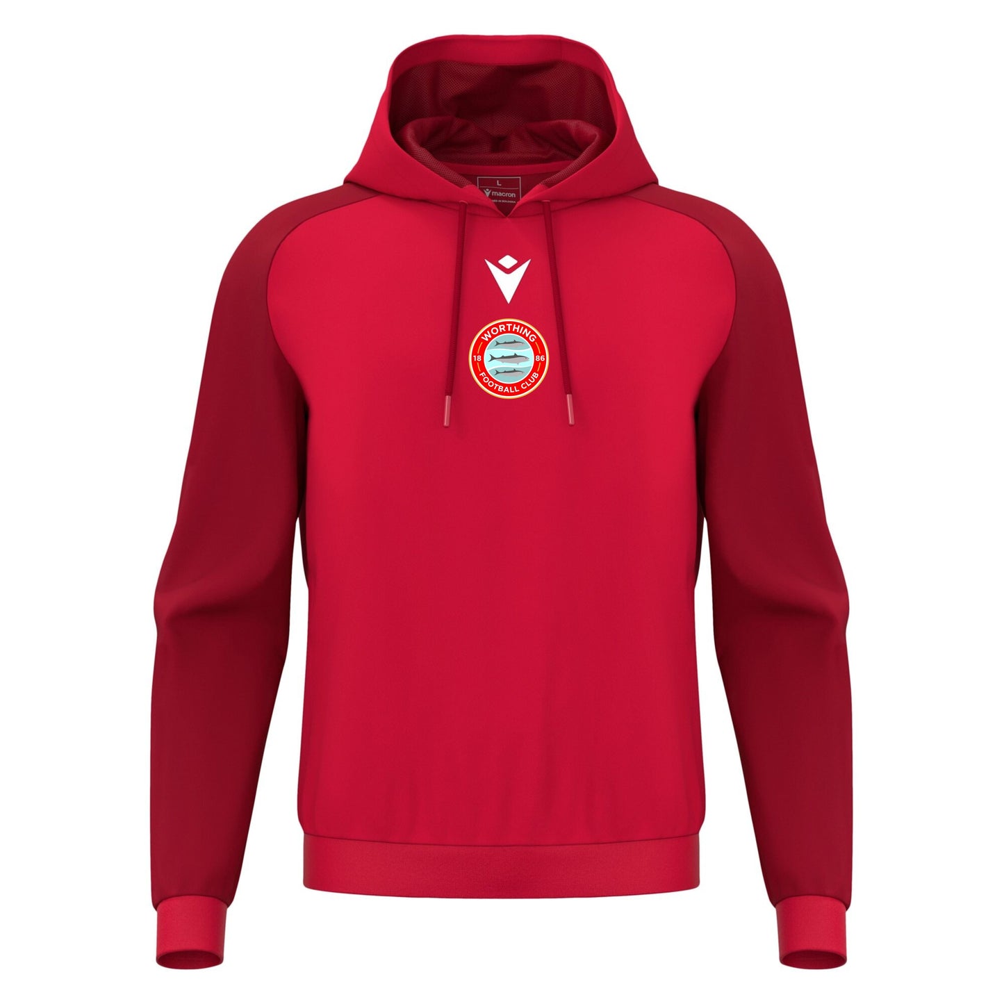 WORTHING FC SNR HORN HOODIE - AVAILABLE IN 5 COLOURS Macron Sports Hub Hastings