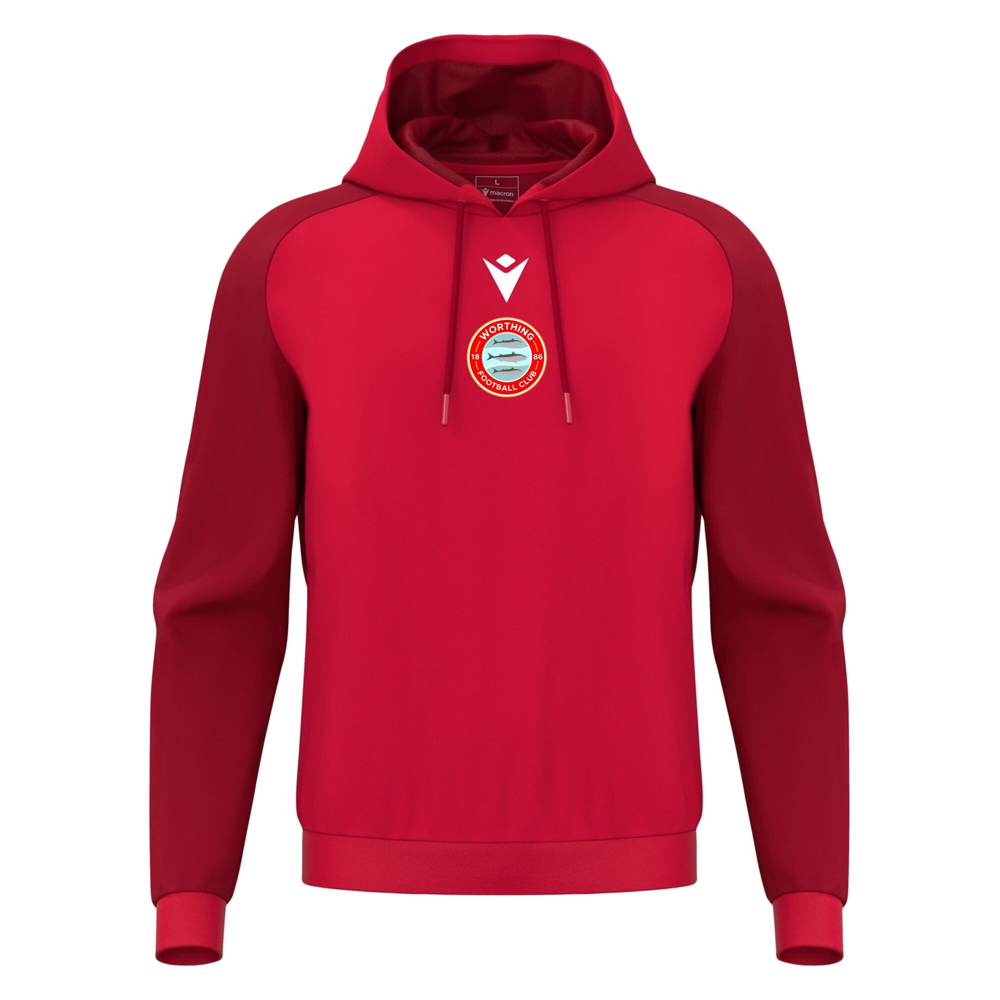 WORTHING FC SNR HORN HOODIE - AVAILABLE IN 5 COLOURS Macron Sports Hub Hastings