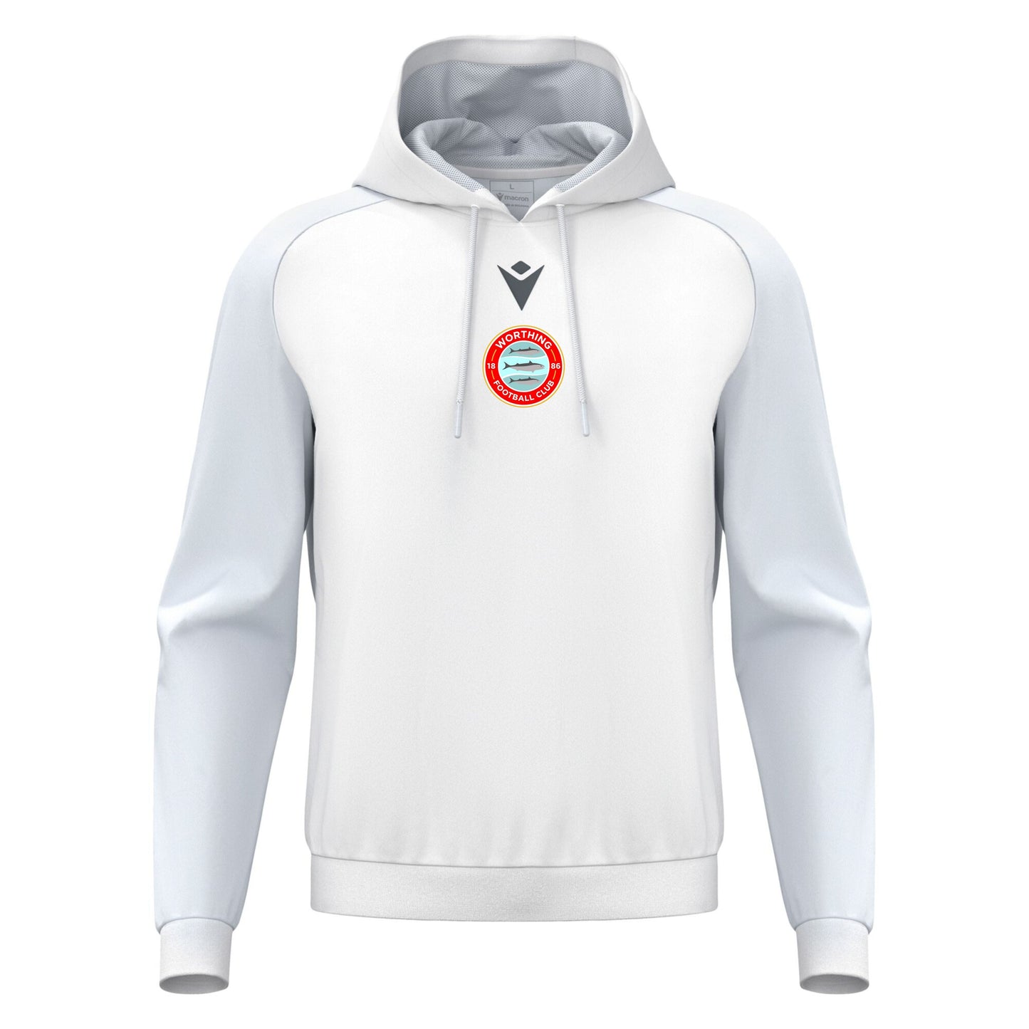 WORTHING FC SNR HORN HOODIE - AVAILABLE IN 5 COLOURS Macron Sports Hub Hastings