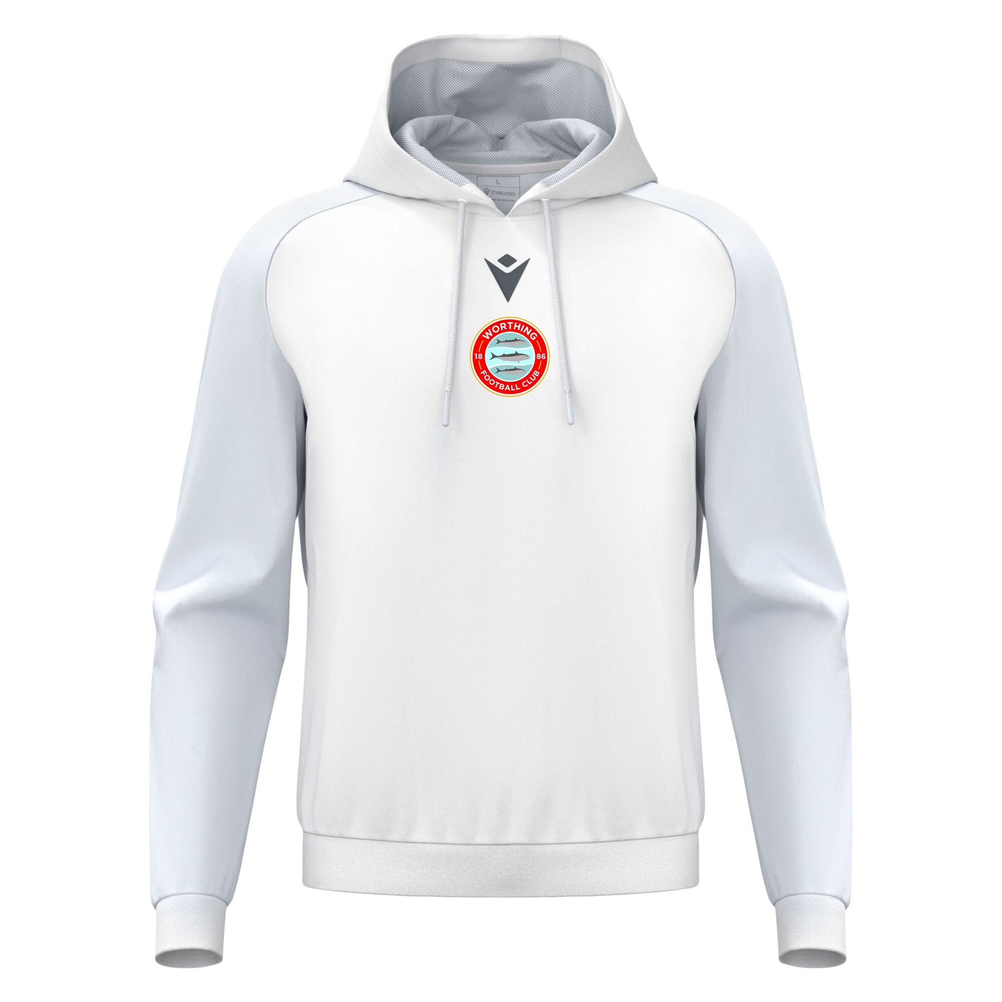 WORTHING FC SNR HORN HOODIE - AVAILABLE IN 5 COLOURS Macron Sports Hub Hastings