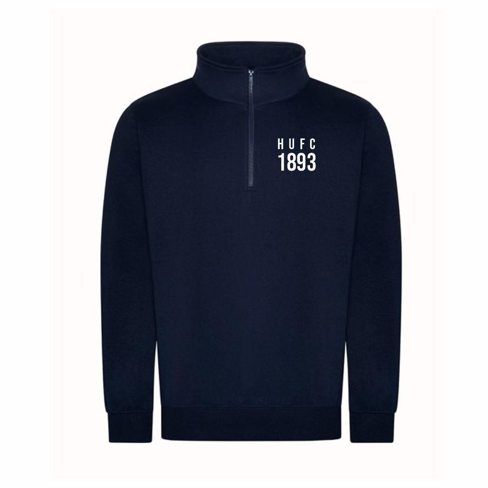 HASTINGS UNITED FC – “1893” HUFC 1/4 ZIP SWEATSHIRT – Available in 3 colours