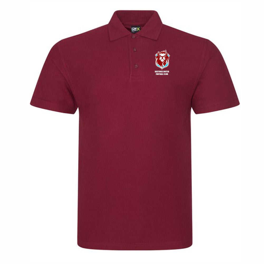 HASTINGS UNITED FC – CLUB POLO SHIRT – available in 7 colours