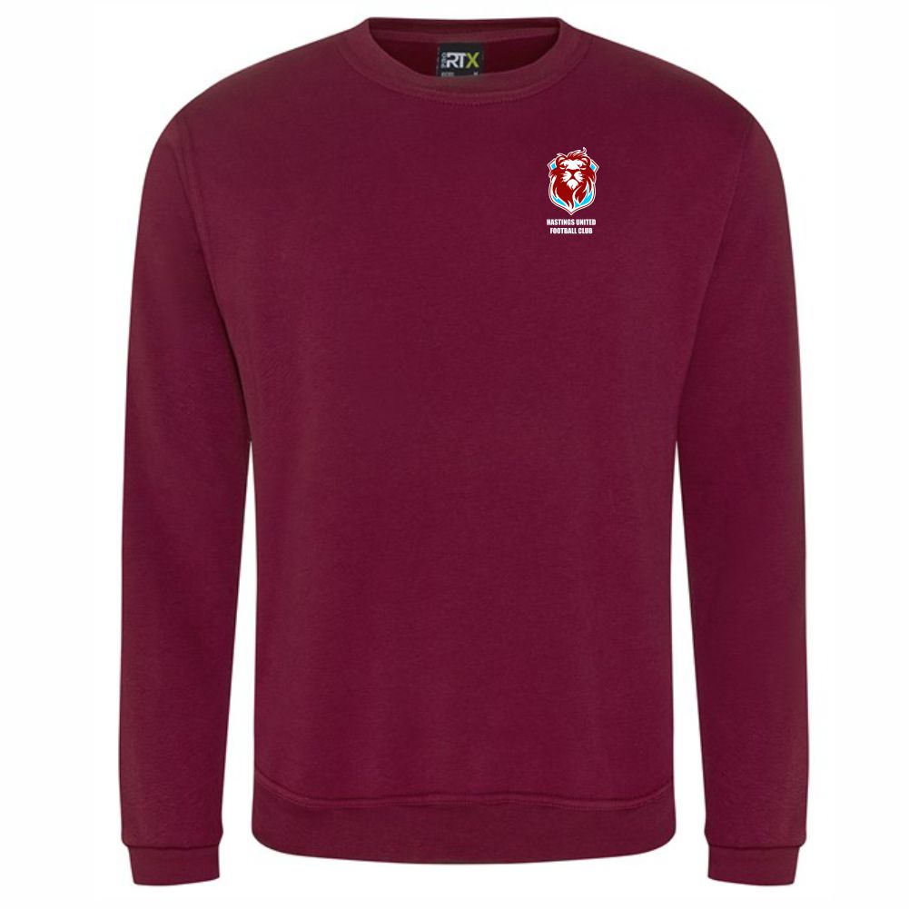 JUNIOR HASTINGS UNITED FC – CLUB SWEATSHIRT – Available in 7 colours