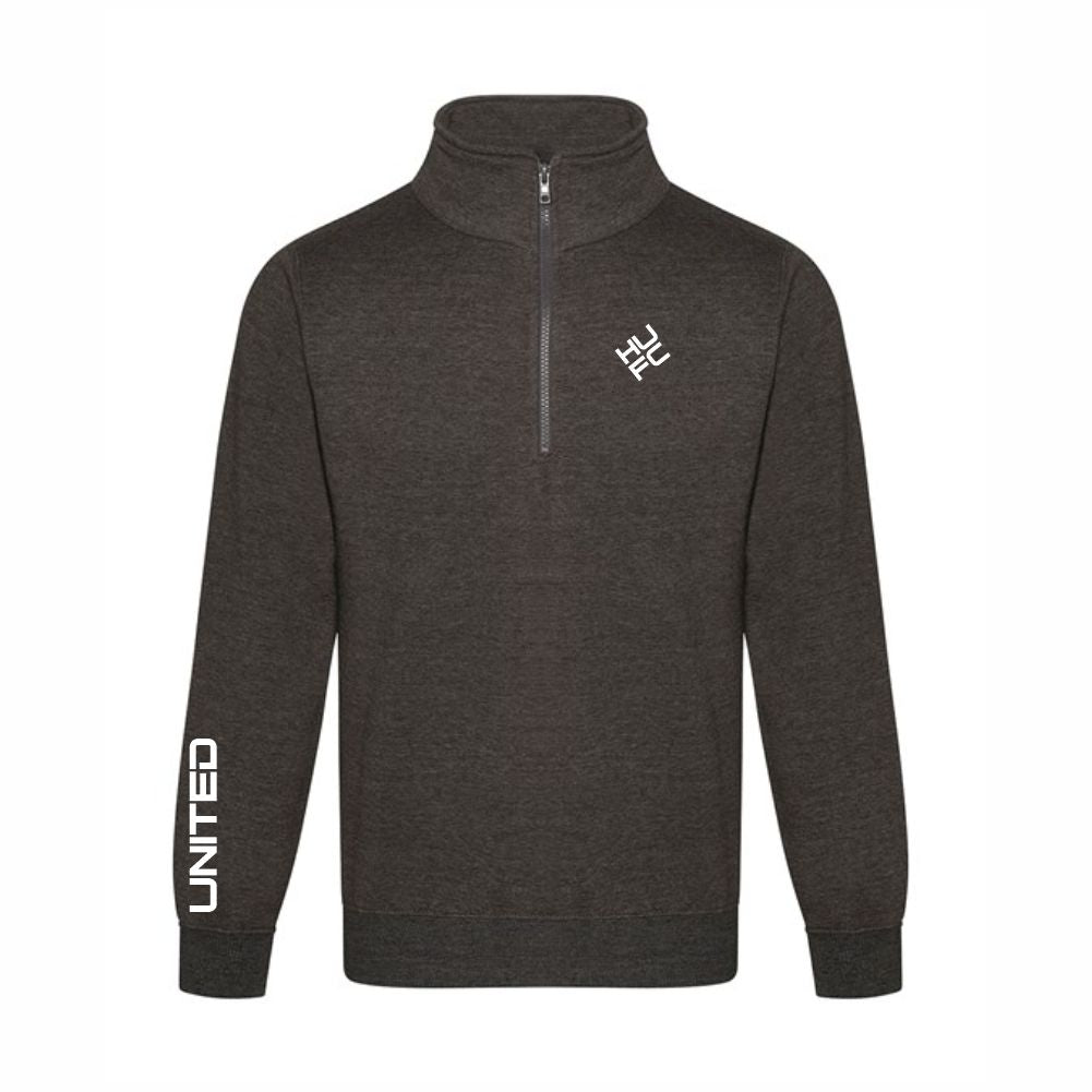 HASTINGS UNITED FC – “DIAMOND” HUFC 1/4 ZIP SWEATSHIRT – Available in 3 colours