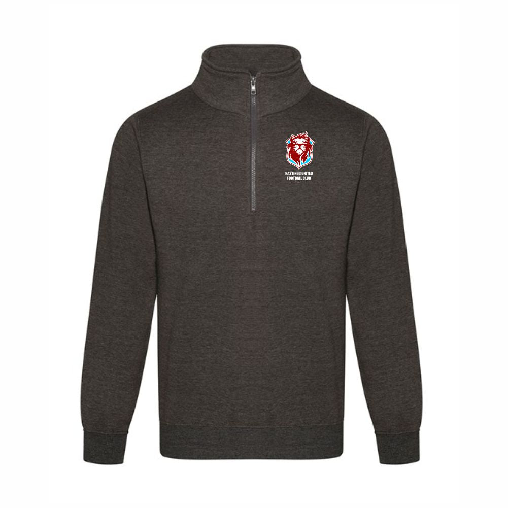HASTINGS UNITED FC – CLUB 1/4 ZIP SWEATSHIRT – Available in 3 colours