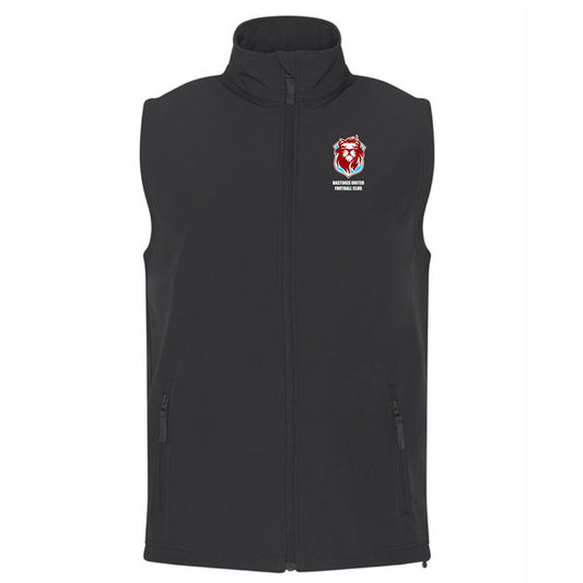 HASTINGS UNITED FC – CLUB PRO SOFTSHELL GILLET – Available in 3 colours
