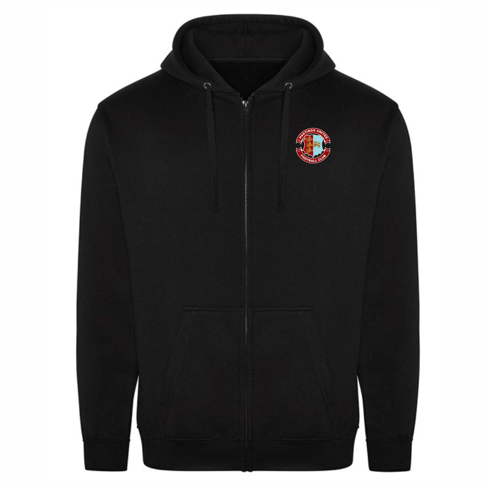 HASTINGS UNITED FC – RETRO FULL ZIP HOODY – Available in 3 colours