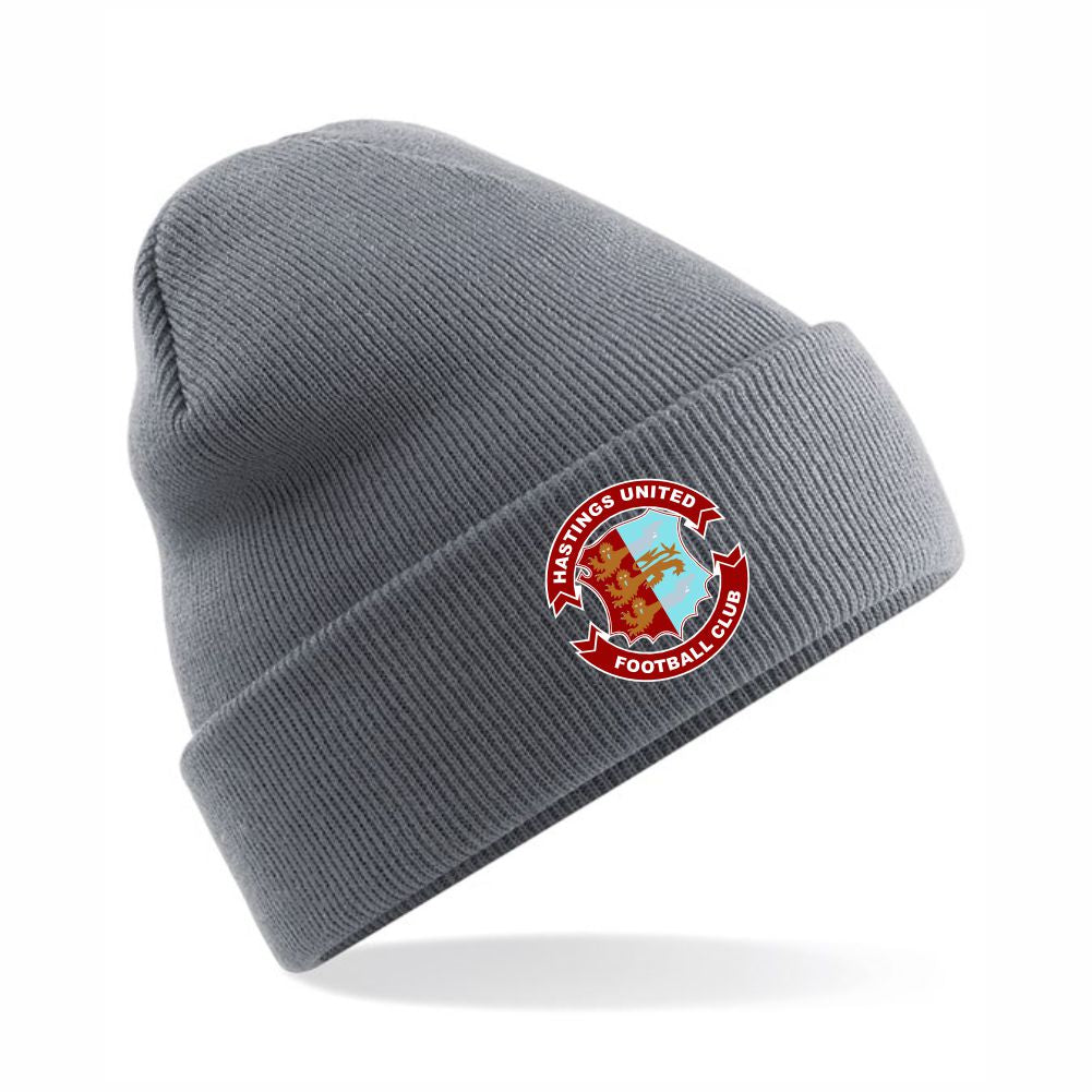 HASTINGS UNITED FC – RETRO CLUB WINTER HAT – Available in 6 colours