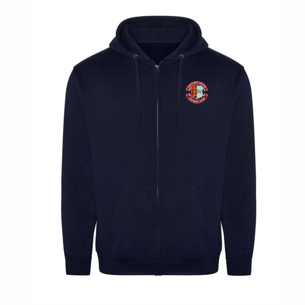 HASTINGS UNITED FC – RETRO FULL ZIP HOODY – Available in 3 colours