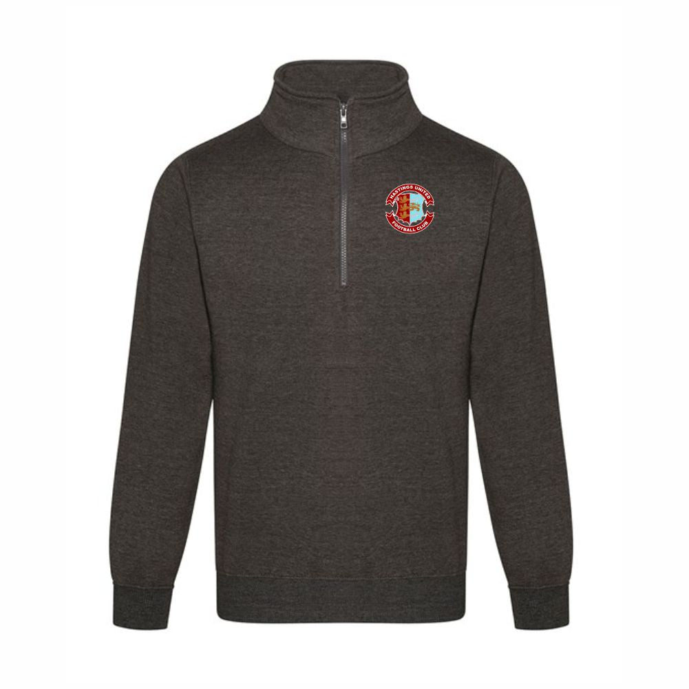 HASTINGS UNITED FC – RETRO 1/4 ZIP SWEATSHIRT – Available in 3 colours