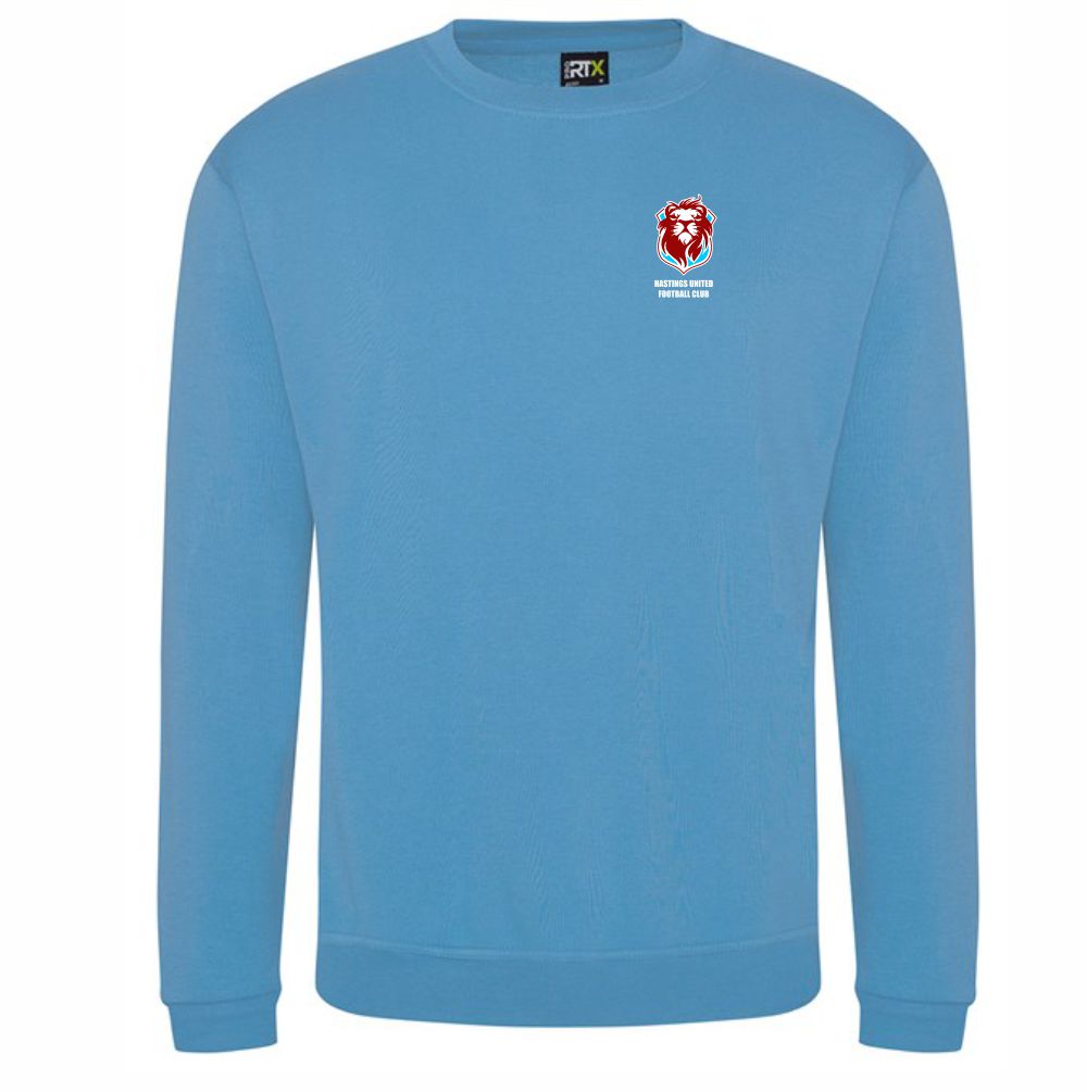 JUNIOR HASTINGS UNITED FC – CLUB SWEATSHIRT – Available in 7 colours