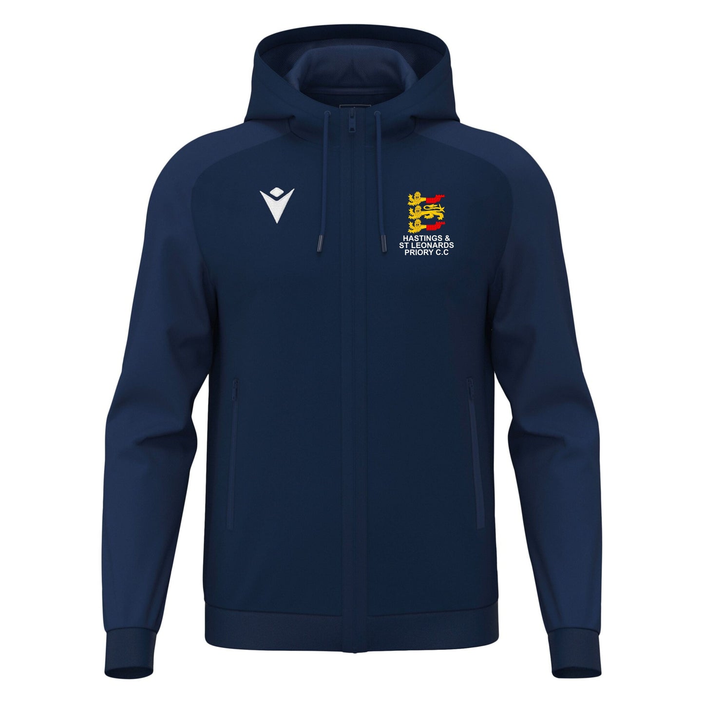 HASTINGS AND ST LEONARDS PRIORY JNR CHRONOS FULL ZIP HOODY Macron Sports Hub Hastings