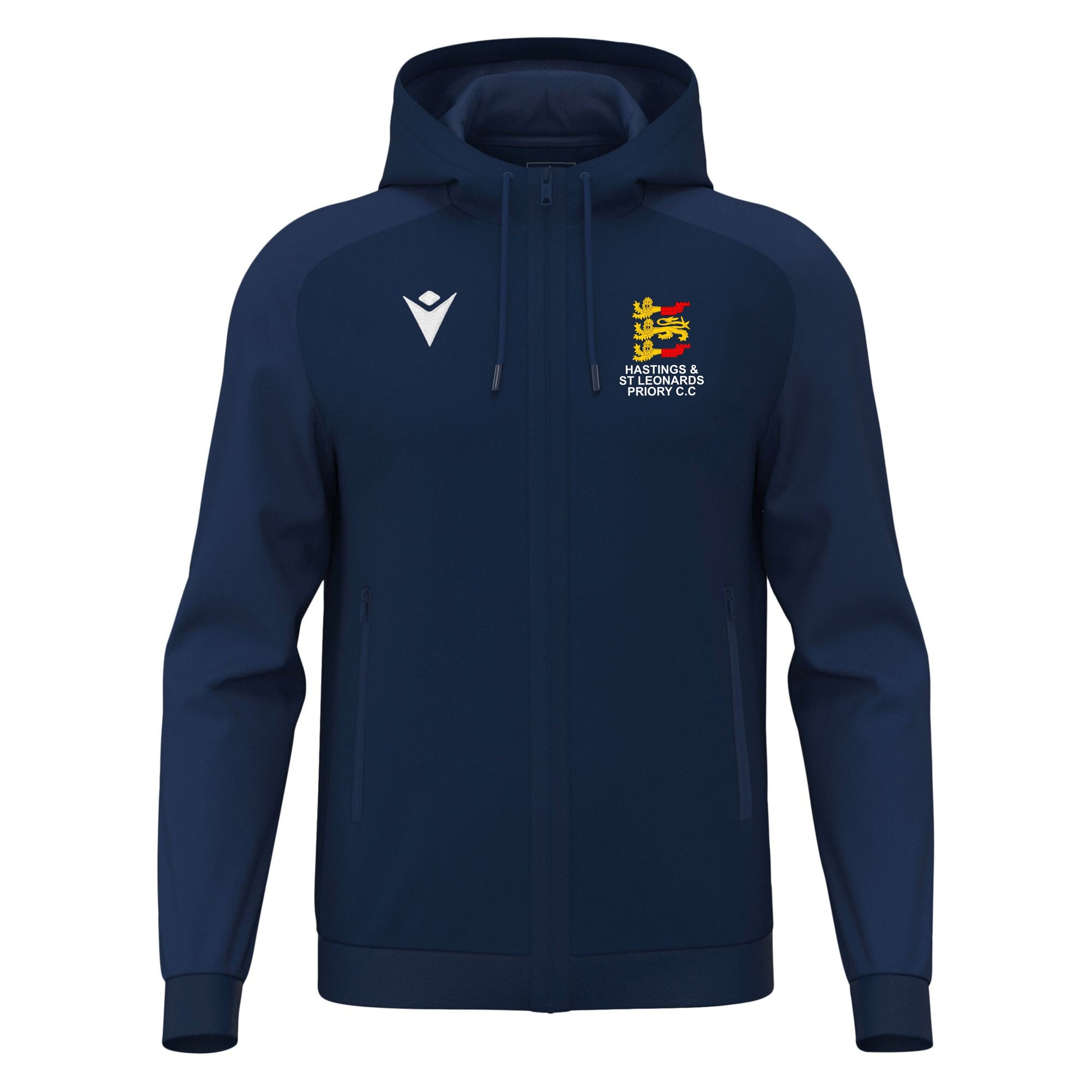 HASTINGS AND ST LEONARDS PRIORY JNR CHRONOS FULL ZIP HOODY Macron Sports Hub Hastings