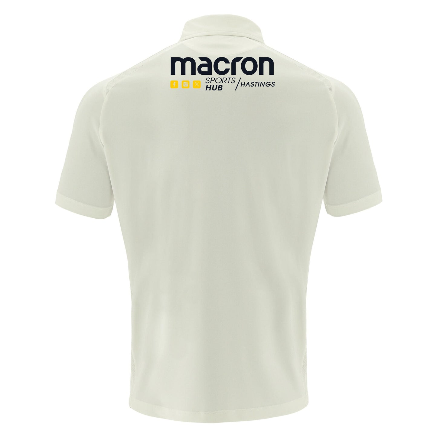 HASTINGS AND ST LEONARDS PRIORY JNR HUTTON WHITE MATCH SHIRT Macron Sports Hub Hastings