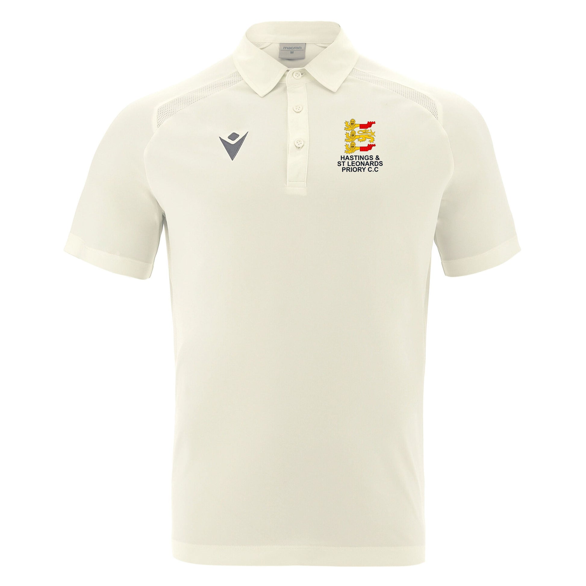 HASTINGS AND ST LEONARDS PRIORY JNR HUTTON WHITE MATCH SHIRT Macron Sports Hub Hastings