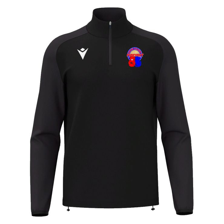 SNR PUNCHOUT ISEN 1/4 ZIP TRACKSUIT TOP Macron Sports Hub Hastings