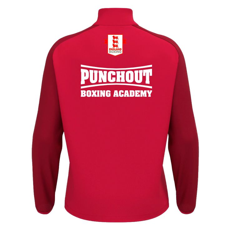 SNR PUNCHOUT ISEN 1/4 ZIP TRACKSUIT TOP Macron Sports Hub Hastings