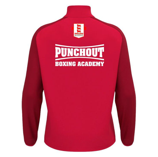SNR PUNCHOUT ISEN 1/4 ZIP TRACKSUIT TOP Macron Sports Hub Hastings